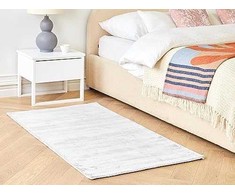 Beliani Kvapusis kilimas 80 x 150 cm šviesiai pilkas GESI II