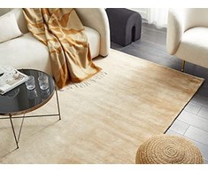 Beliani Lumarko Viskozinis kilimas 160 x 230 cm smėlio GESI II!
