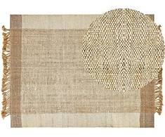 Beliani Rug iš džiuto 160 x 230 cm smėlio spalvos DEDEMLI Lumarko!