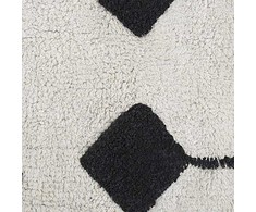 Beliani Kilimas KHEMISSET, kreminė balta, 160 x 230 cm, medvilninis
