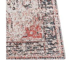 Beliani Medvilnės kilimas 80 x 150 cm raudona su smėlio ATTERA Lumarko!
