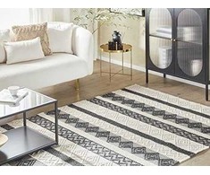 Beliani Lumarko kilimas Vilna 200 X 200 Cm rusvai gelsvas- pilka Davutlar!