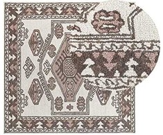 Beliani Kilimas TOMARZA spalvotas 200 x 200 cm vilnonis