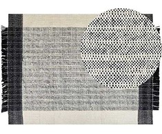 Beliani Kilimas KETENLI baltas 160 x 230 cm vilnos