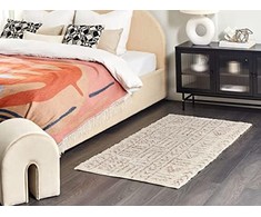 Beliani Lumarko medvilnės kilimas 80 x 150 cm rausvos spalvos EDIRNE!