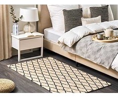 Beliani Lumarko kilimas 80 x 150 cm juodas MIDYAT!