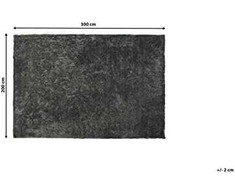 Beliani Šaggy kilimas 200 x 300 cm tamsiai pilkas EVREN