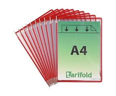 Tarifold **Įmautės informacinei vartomai sistemai, 10vntraudonos*