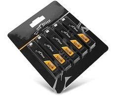 Gens Ace &amp; Tattu Tattu LiPo 300mAh 3.8V 75C 1S1P HV BT2.0.5 battery (5pcs)