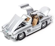 Bburago Mercedes- Benz 300SL 1954 Sidabrinis 1: 24 BBURAGO