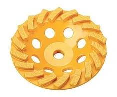 Deimantinis šlifavimo diskas DeWalt TURBO; 125 mm