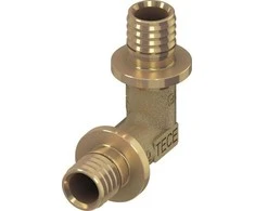 Tece Kelio 90 ° 20mm žalvaris - 707020