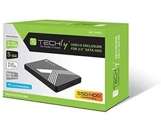 TECHLY External USB3.0 Box for SATA 2.5" HDD/SSD juodas
