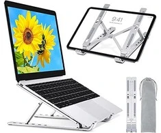 TECHLY Foldable Aluminum Stand for Notebook Planšetė and Išmanusis telefonas from 10inch to 16inch