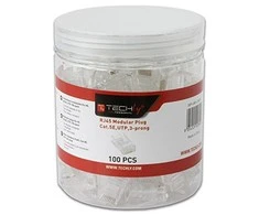 Techly 028900 RJ45 Cat5e UTP modulinis kištukas laidui, 100 vnt