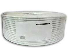 Techly Pro TECHLYPRO 025657 F/UTP Cat6 tinklo masinis kabelis 4x2 vijos 100Proc varinis 100m pilka