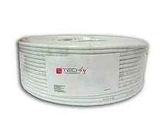 Techly Pro TechlyPro U/UTP Cat6 tinklo kabelis 4x2 vyta pora, 100% varis 100m pilkas