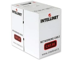 TECHLY 025626 TechlyPro Tinklo instaliacinis kabelis UTP Cat5e 4x2 vijos CCA 305m pilkas