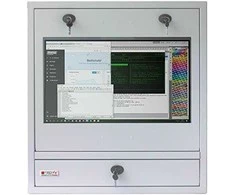 TECHLY PC LCD monitorius ir klaviatūros saugos spintelė 22 colių Pilkas