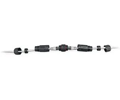 TECHLYPRO 105896 TechlyPro Modular inline jungtis RJ45 F/F Cat6 F/UTP lauko IP68