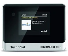 Sourcing TechniSat Digitradio 10C DAB+ Radio juodas/sidabrinis