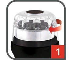 Tefal GT1108 kavamalė Kavamalė su smulkinimo peiliukais Juoda 180 W