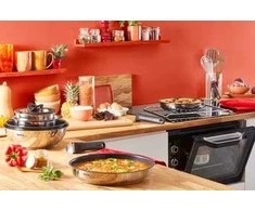 Nerūdijančio plieno puodų ir keptuvių rinkinys Tefal Ingenio Emotion L897S574, 5 dalių, 16/20/22/28 cm