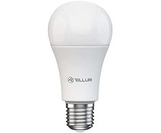 Tellur WiFi Smart Bulb E27, 9W, Baltas/Warm, Dimmer