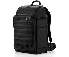 Kameros kuprinė - Tenba Axis v2 32L, talpina 1-2 kameras, 9 objektyvus, 17" nešiojamąjį kompiuterį, juoda