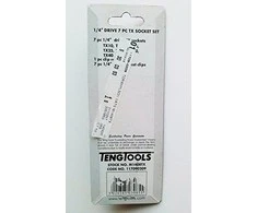 TengTools Galvučių komplektas Teng Tools M1408TX; TX; 7 vnt.