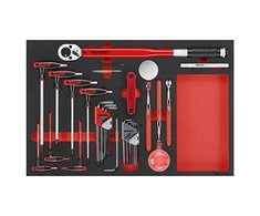 TengTools Įrankių komplektas Teng Tools TTEX17; EVA; 17 vnt.