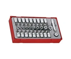 TengTools Galvučių su antgaliais rinkinys Teng Tools TTTX30; 30 vnt.