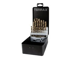 Grąžtas 25 dalių grąžtų rinkinys RUKO Terrax HSS Co