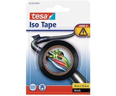 tesa Izoliacinė juosta 10 m 15 mm juoda blisterinė pakuotė