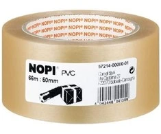 Tesa NOPI Pack PVC geprägt 66m 50mm transparent