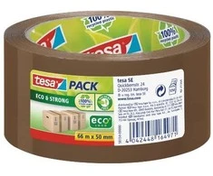 Tesa TESA Pakavimo juosta ECO &amp; STRONG 50mm x 66m ruda