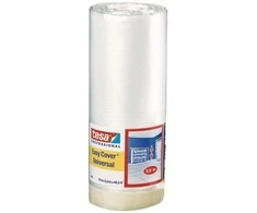 Tesa Folia Apsauginė plėvelė nuo purslų su „malar.easycover“ universalia juosta 17 m: 2600 mm