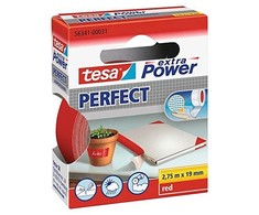 Beiersdorf Tesa extra Power Perfect medžiaginė juosta 2,75m 19mm geltona