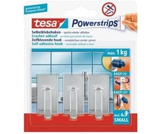 Tesa Kabliukai Classic 57540 3X1 kg, chromo