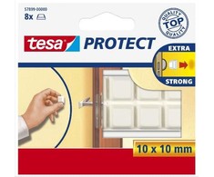 Tesa Protect Schutzpuffer quadratisch 10 x 10mm baltas 8St.
