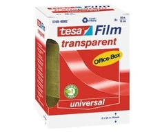 Tesa tesafilm Office Box 8 rolki 66m 19mm permatomas