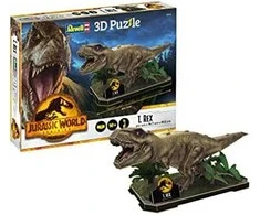 Dėlionė Revell – 3D galvosūkis Juros laikų pasaulis – Tiranozauras (600241)