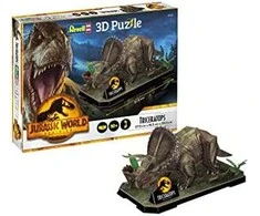 Dėlionė Revell – 3D galvosūkis Jurrassic World – Triceratops (600242)