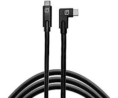 Tether Tools TetherPro USB-C į USB-C Dešinis kampas juodas