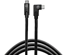 Tether Tools TetherPro USB-C į USB-C Dešinis kampas juodas