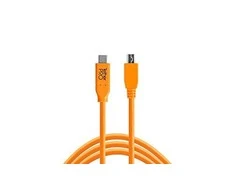 USB kabelis - Tether Tools Pro USB-C 2.0 Micro B 4.6m su TetherBoost Pro Core valdikliu