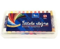 Tetis Šešiakampės aliejaus pastelės KT020 -AF - 24 spalvos