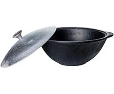 Kamado Bono Poliruotas uzbekiškas kazanas TEXAS CLUB, Ø50 cm, 12 l