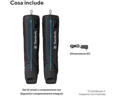 Kompresinis masažuoklis Therabody RecoveryAir JetBoots Medium EU/UK