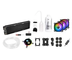 Priedas Aušinimo rinkinys Thermaltake Pacific C360 DDC LCS RGB CL-W253-CU12SW-A (aliuminis, plastikas, 3 ventiliatoriai, ARGB)